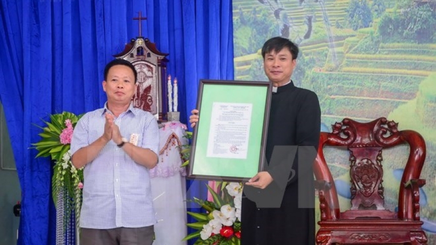 Dien Bien has first Catholic parish