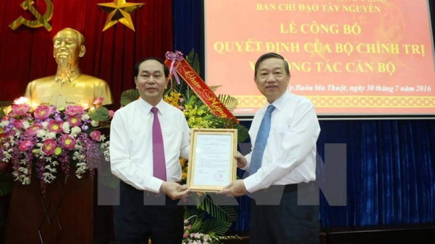 Minister To Lam named head of Central Highlands steering committee