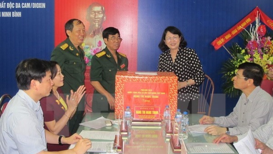 Vice President presents gifts to Ninh Binh’s AO victims