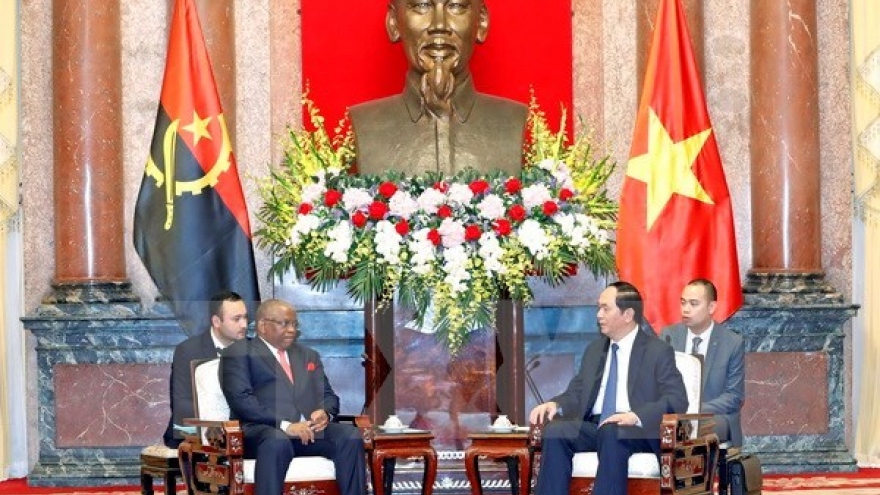 President hails potential for Vietnam, Angola cooperation