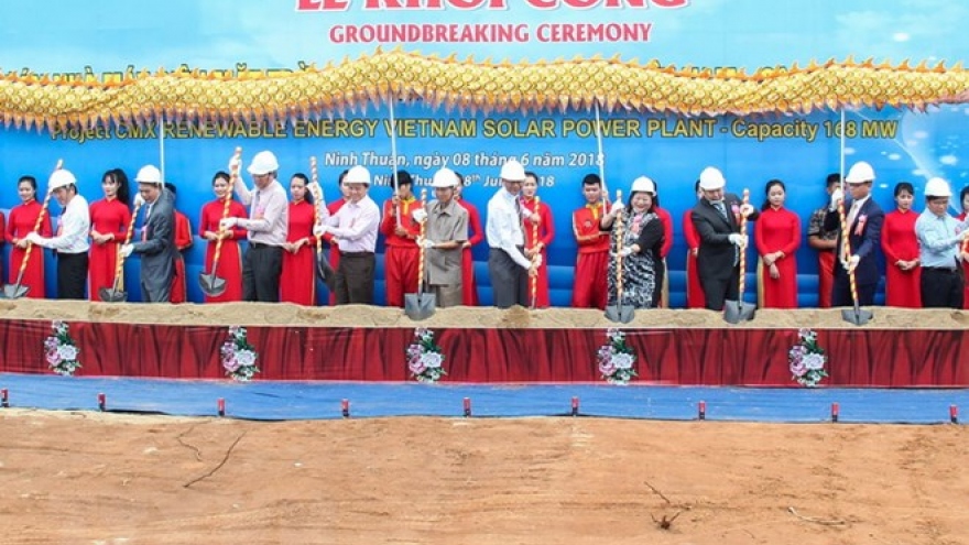 NinhThuan kicks off construction of Vietnam’s largest solar power plant