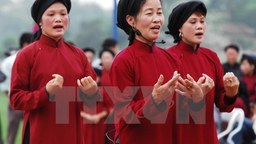 Phu Tho opens Xoan singing exhibition ahead of Hung Kings Temple Festival