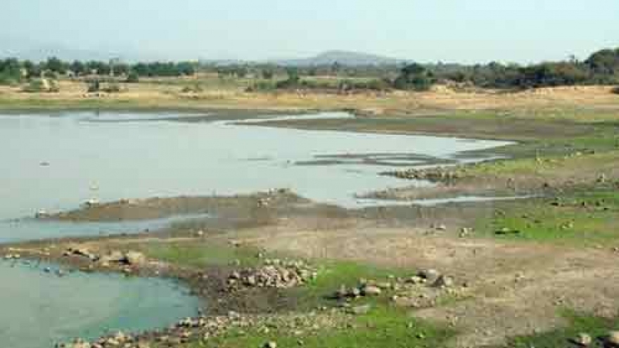 Reservoirs in Binh Dinh dry up