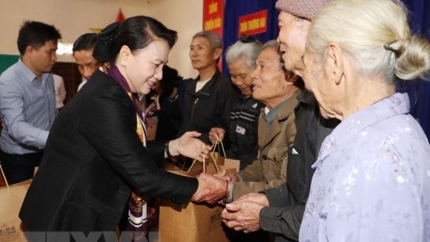 NA Chairwoman pays pre-Tet visit to Ha Tinh province