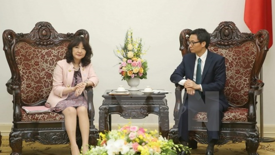 Deputy PM receives Japanese LDP official