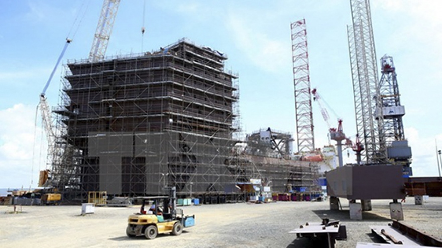 Largest jack-up drilling rig launched in Ba Ria-Vung Tau