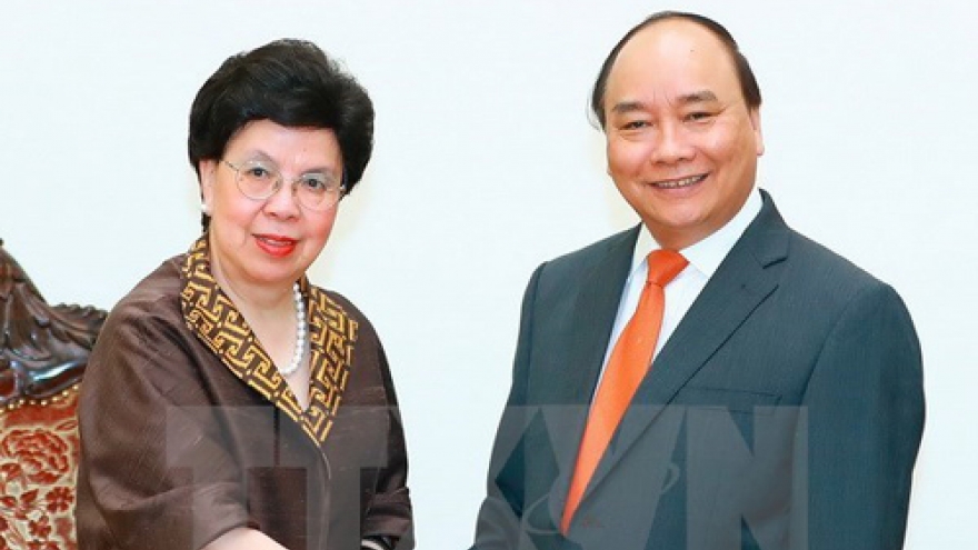Prime Minister meets WHO leader in Hanoi