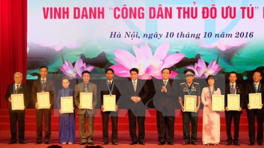 Hanoi honours outstanding locals