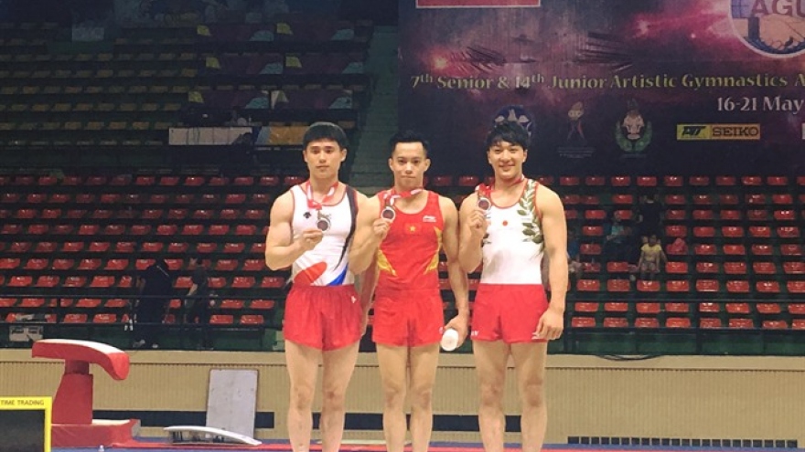 Vietnam pocket gold, bronze in Asian gymnastics event 