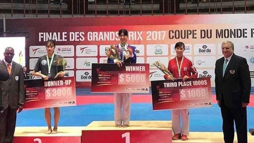 Tuyen wins bronze at Grand Prix taekwondo tourney