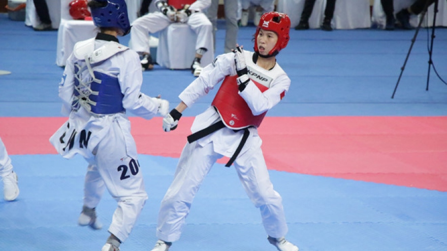 Kim Tuyen wins gold at Asian Open Taekwondo Championship