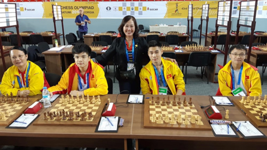 Vietnam continue winning streak at Chess Olympiad