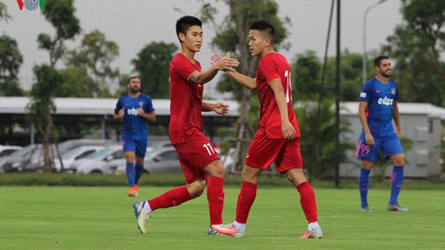 Vietnam’s U22s enjoy comfortable 2-0 win over Kitchee in friendly match