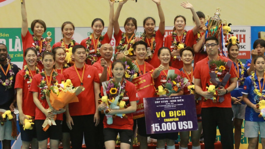 Sichuan club triumphs in VTV9-Binh Dien Women’s Volleyball Tournament