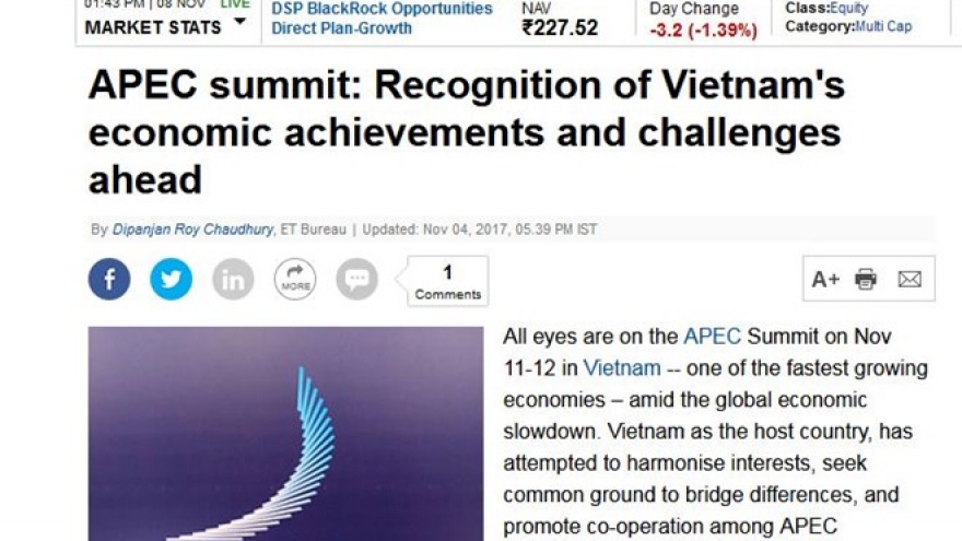 
        Foreign media spotlights Vietnam’s hosting of APEC week
                              