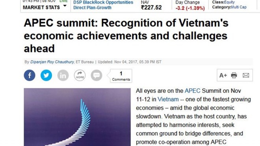 Foreign media spotlights Vietnam’s hosting of APEC week