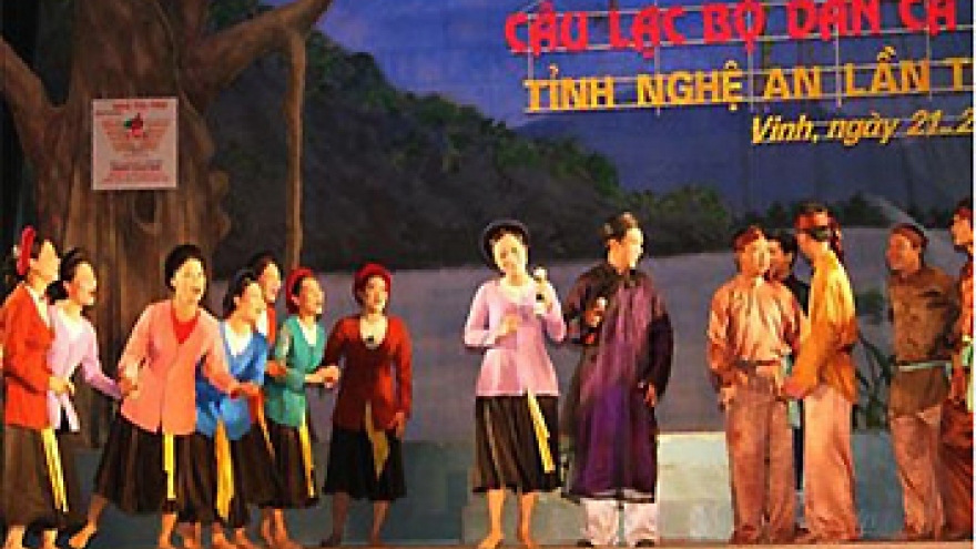 Nghe Tinh folk singing becomes national cultural heritage