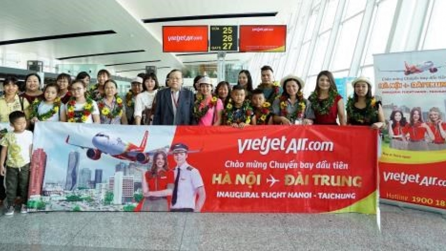 Vietjet Air marks first flight on Hanoi – Taichung route