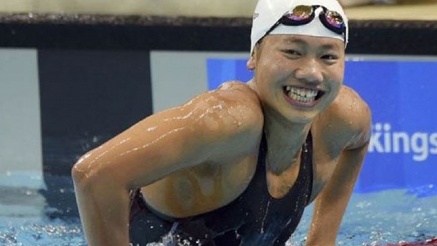 Vien flops at US swimming event