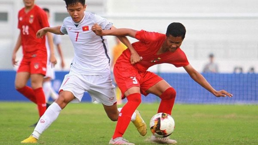 Vietnam beat Myanmar 2-1 in U15 int’l football tournament
