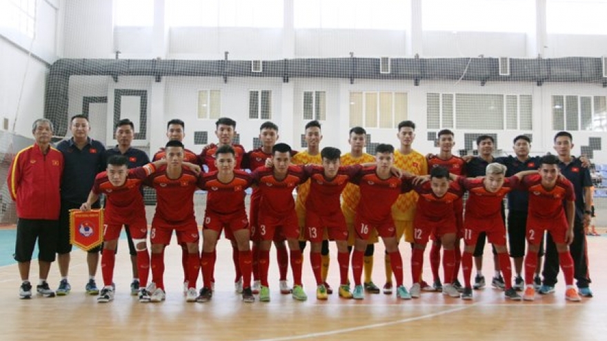 Vietnam’s U20 futsal team beat Mes Sungun of Iran in friendly match