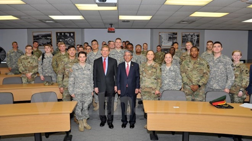 Vietnamese ambassador visits US Military Academy