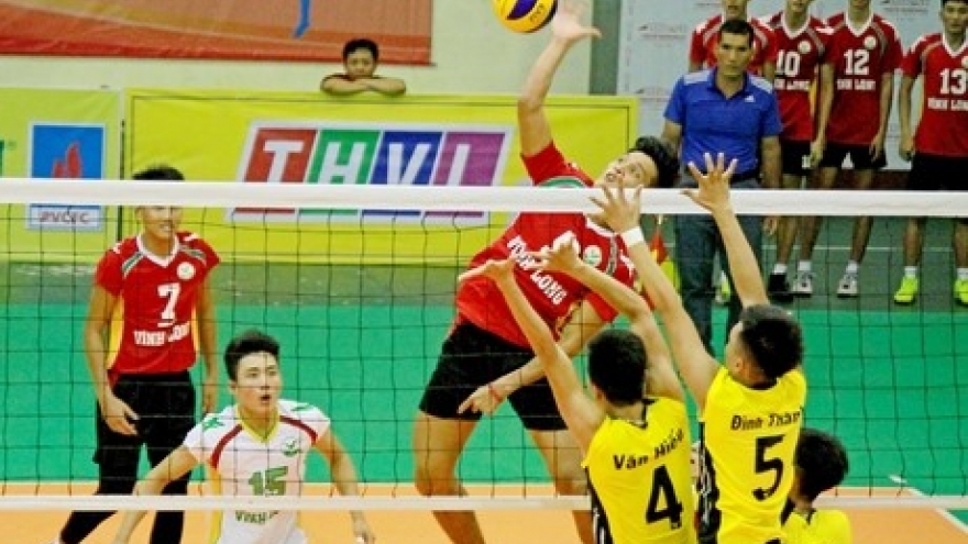 Vinh Long defeat Military Zone 4 at Junior Volleyball Championship