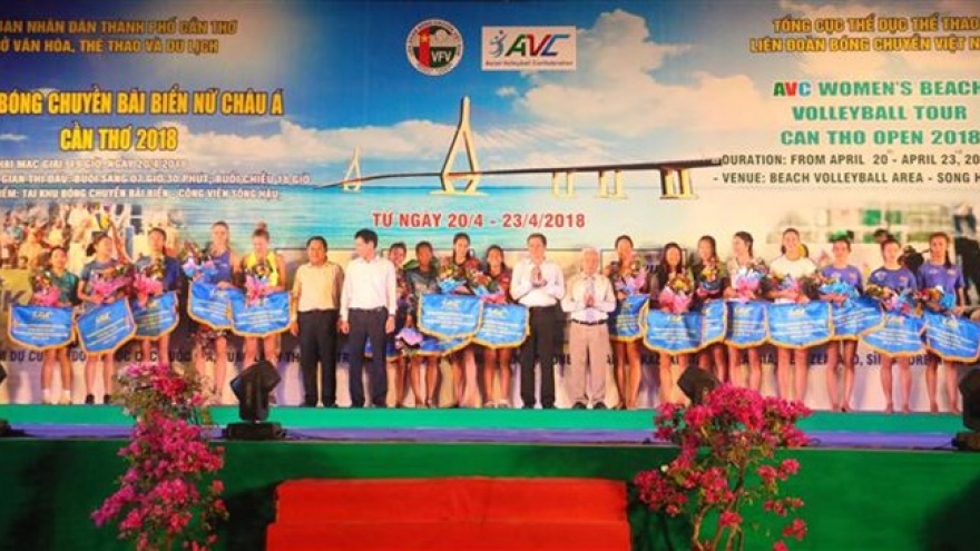 Asian Women’s Beach Volleyball Championship kicks off