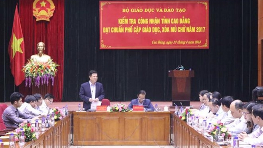 Cao Bang meets standards on education universalisation