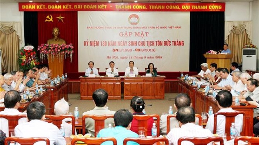 Get-together marks 130th birthday of President Ton Duc Thang