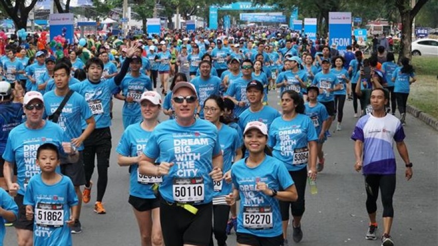 Over 8,000 athletes attend HCM City Marathon 2018