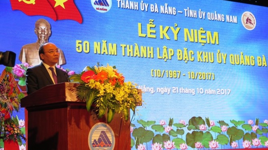 Former Quang Da Party Committee marks founding anniversary