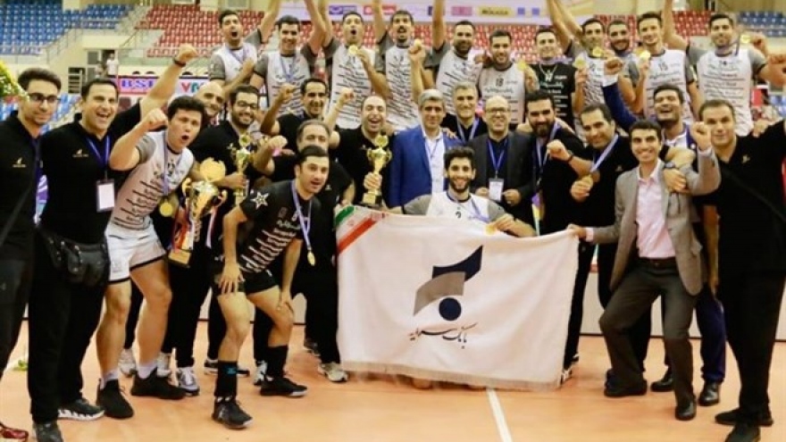 Sarmayeh Bank win Asian volleyball championship title