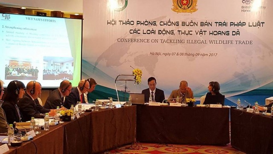 Vietnam, UK experts talk to fight wildlife trafficking