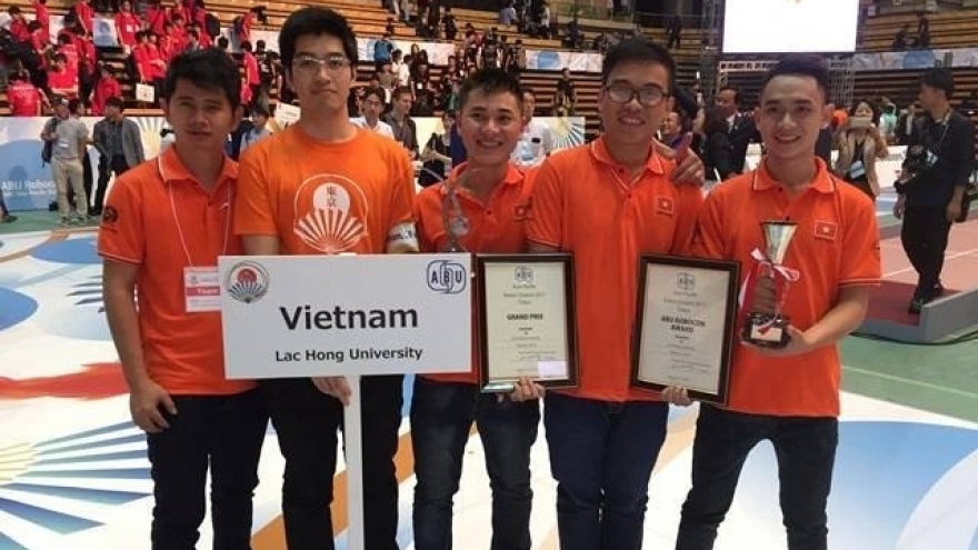 
        Vietnam wins Asia-Pacific robot contest for sixth time
                              
