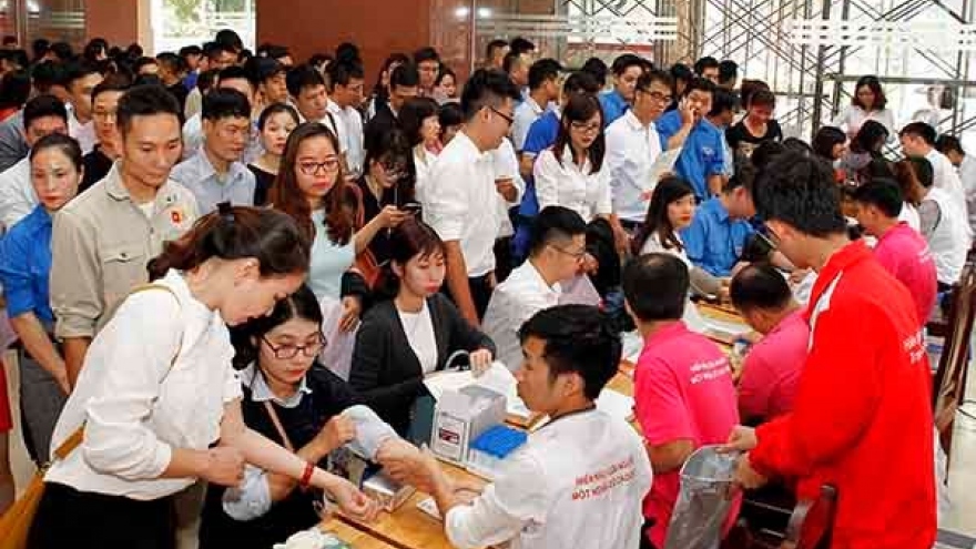 7,000 youths join in blood donation campaign