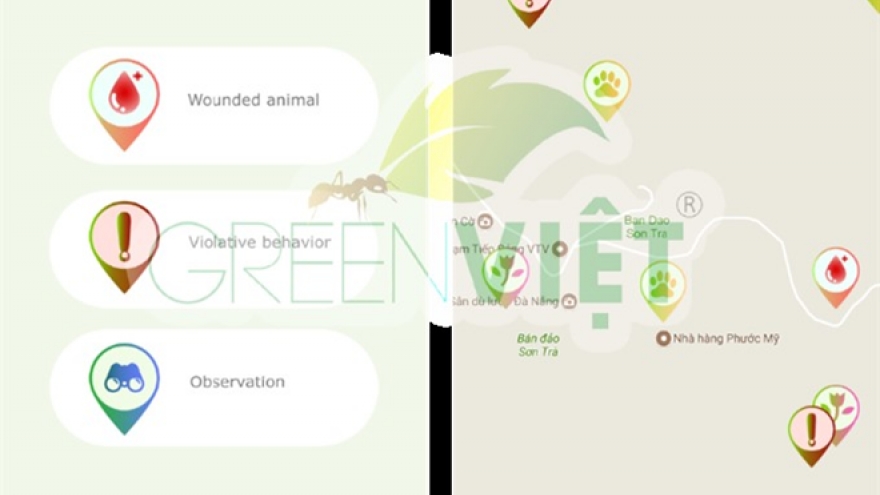Smart phone app launched to protect Son Tra Nature Reserve