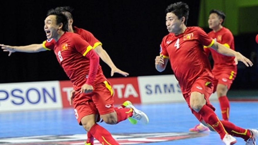 Vietnam futsal teams to face Thailand at SEA Games