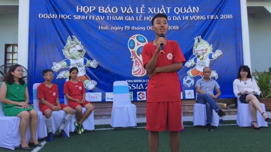 Vietnamese kids to join World Cup side event