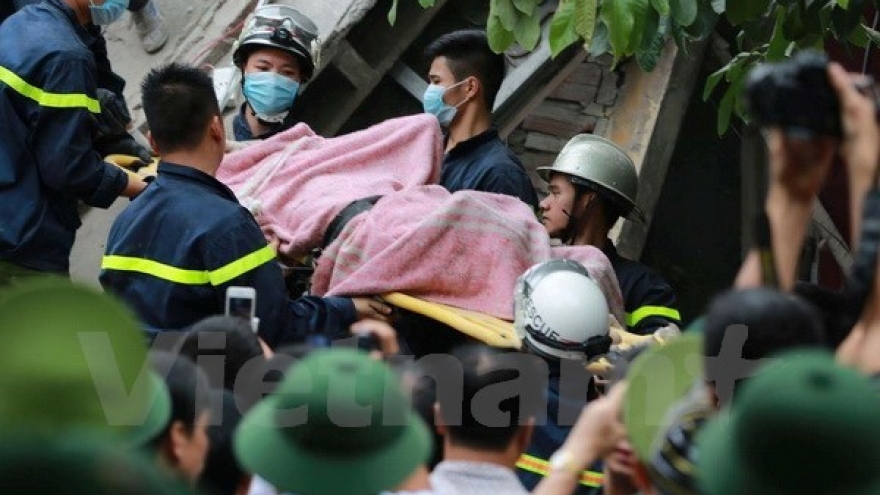 Last victim of building collapse in Hanoi found dead