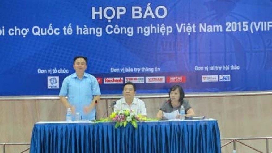 Vietnam International Industrial Fair 2015 to open this month