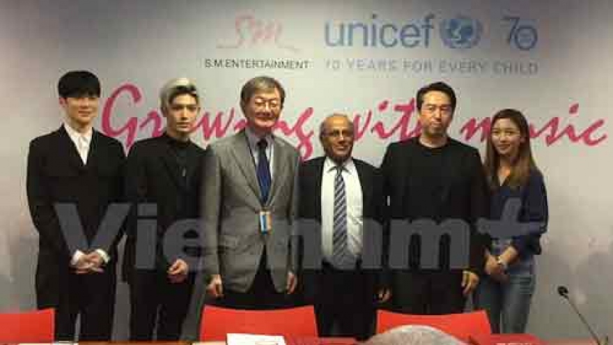 UNICEF, K-pop giant team up to enhance music education in Vietnam