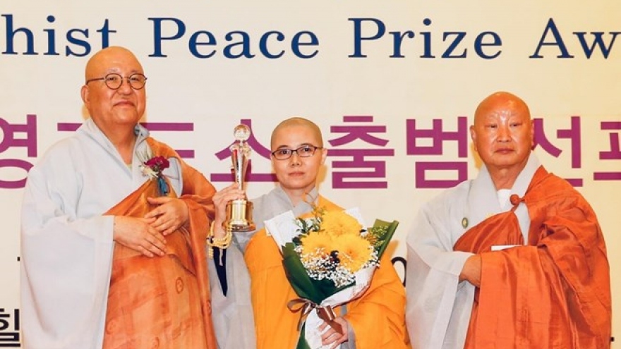 Vietnamese nun granted with RoK’s Peace Prize Awards