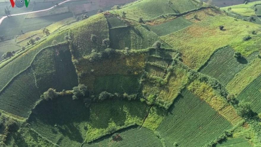 Chu Dang Ya volcano looks impressive even in extinction