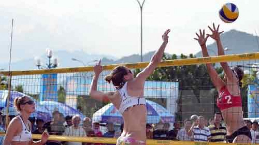 Asian women’s beach volleyball tournament kicks off in Ha Long