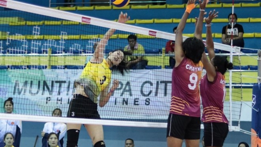Vietnamese women’s volleyball team beat Sri Lanka