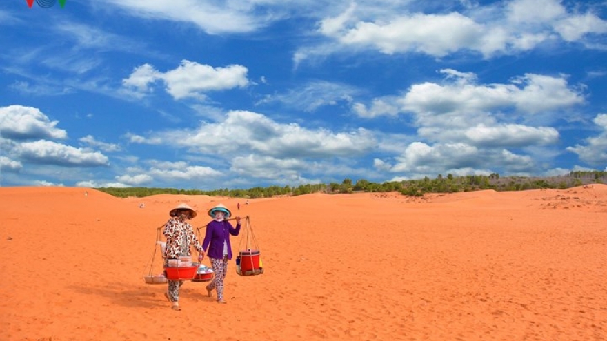 Amazing sand dunes in BinhThuan