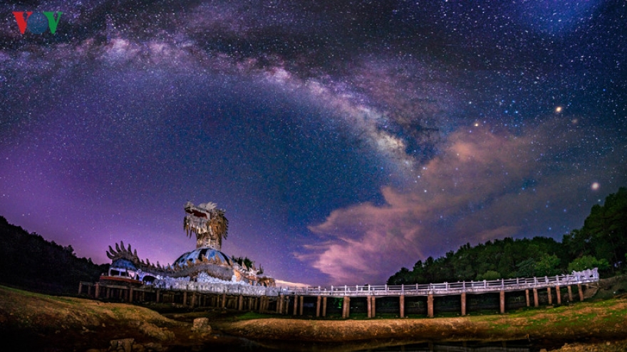 Mysterious beauty of spiral galaxies - night sky wonder in Hue
