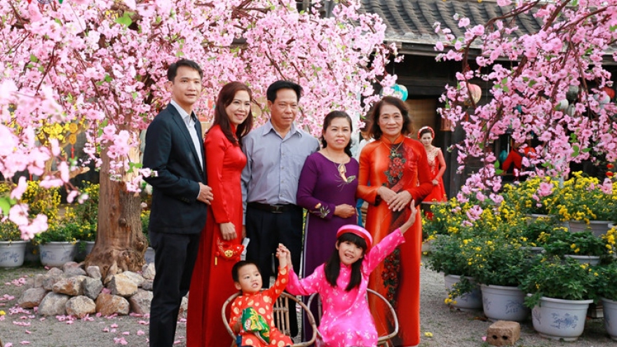 Hanoians turn their attention to Peach Villages, upcoming TET holiday