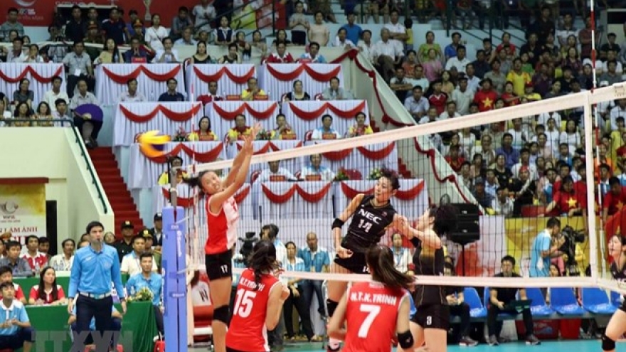 Vietnam wins second prize at international women’s volleyball tourney